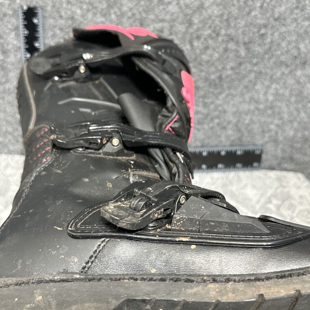 O'Neal Women's Rider MX Motocross Dirt Bike Boots Black/Pink size 7 us eu 37 - Picture 13 of 13